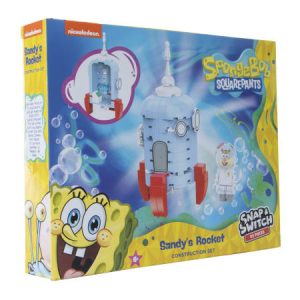 Spongebob Squarepants Snap & Switch Sandy's Rocket Construction Set