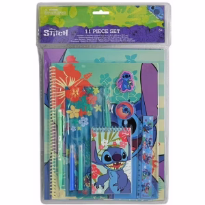 STITCH 10PC SET WITH MOLDED PENCIL BOX IN CLAM SHELL