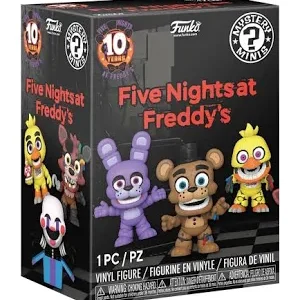 FUNKO Mystery Mini: Five Nights at Freddy's (10th Anniversary) (FNAF) (One Random Mini Per Purchase), Funko, Gifts